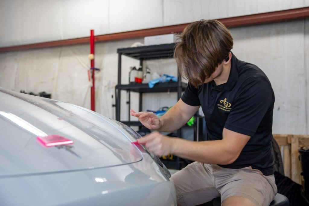 Car Paint Protection film installing
